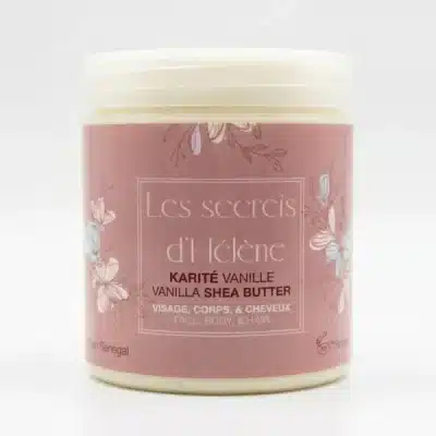 Beurre de karité à la vanille naturelle nourrissant pour peau douce