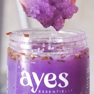 Gommage Lavande Ayès Essentielle – Exfoliant naturel apaisant pour peau sensible