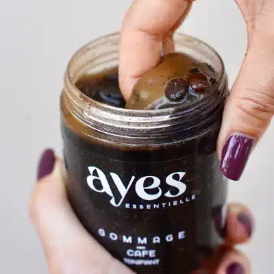 Gommage Café Gourmand Ayès Essentielle – Exfoliant naturel au café et sucre roux