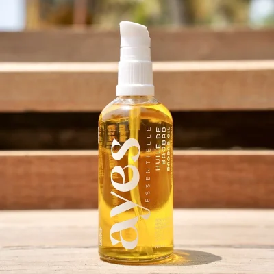 Huile de Baobab naturelle AYES Essentielle – soin nourrissant et réparateur pour la peau et les cheveux.