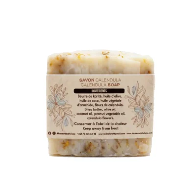 Savon au calendula naturel pour peau sensible et apaisée