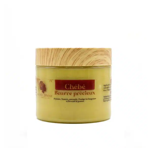 Beurre Précieux Chébé Nature Divine Cosmetics – soin hydratant naturel pour cheveux