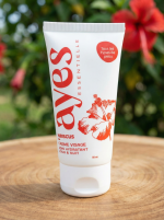 Crème visage à l'hibiscus et au miel.