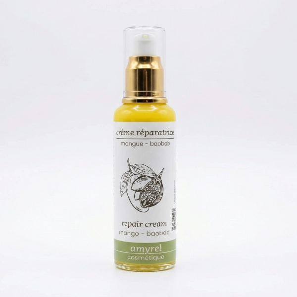 Crème Réparatrice Mangue & Baobab – Hydratante & Apaisante Naturelle