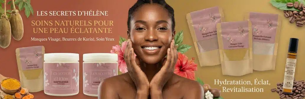 Les secrets d'Hélène propose de nombreux produits pour prendre soin de votre visage